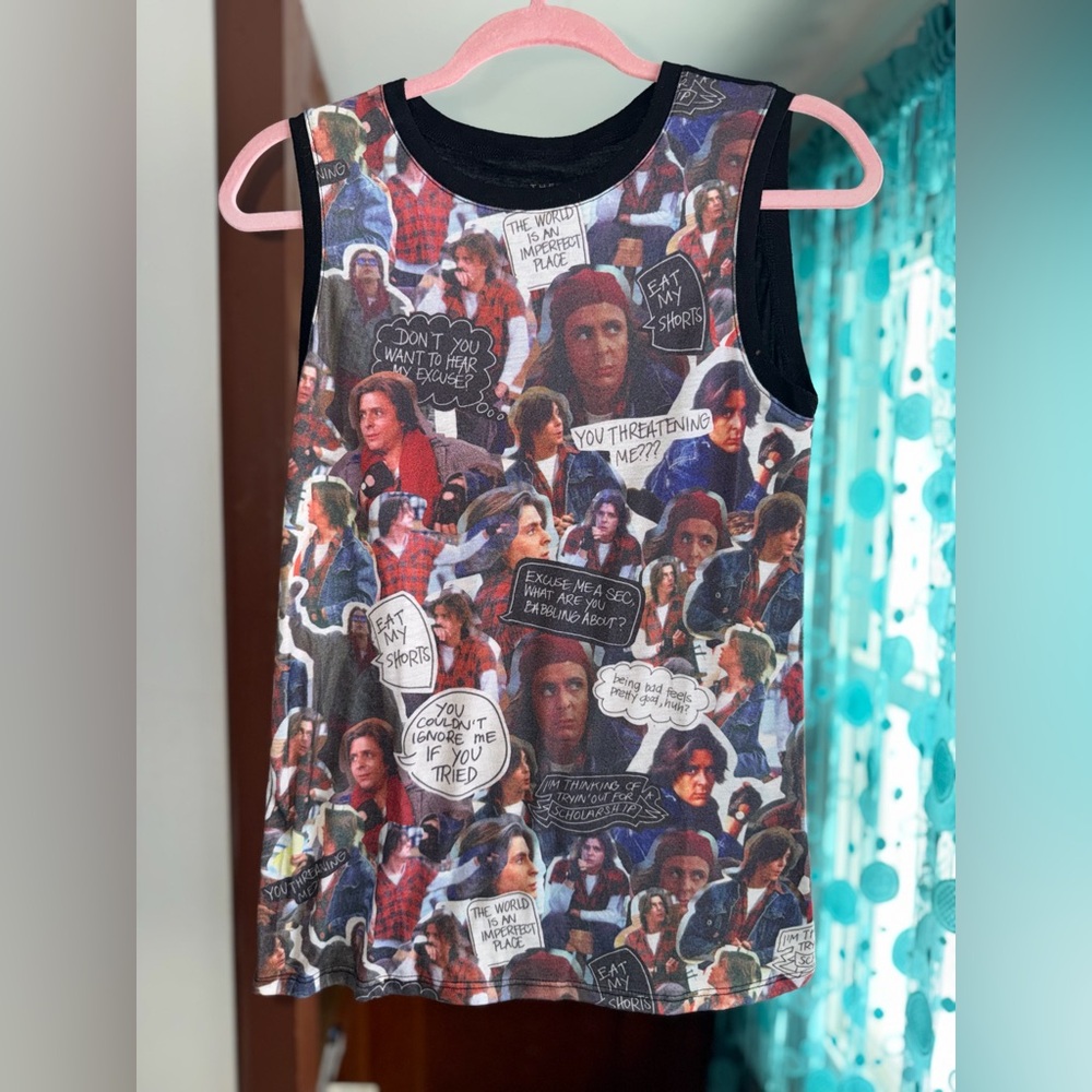 Graphic Breakfast Club Tank Top